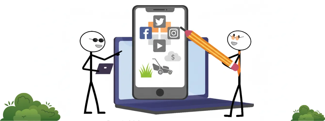 social media marketing for landscapers and lawn care providers
