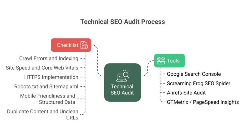 Technical SEO audit process