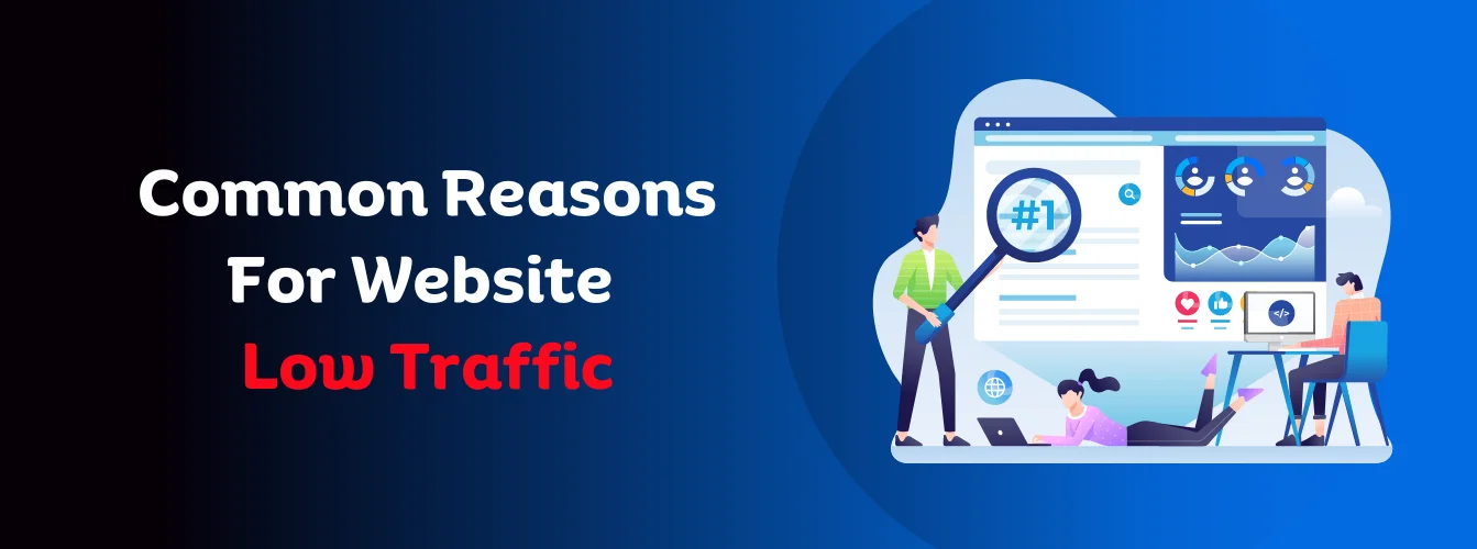 reasons of Low website traffic